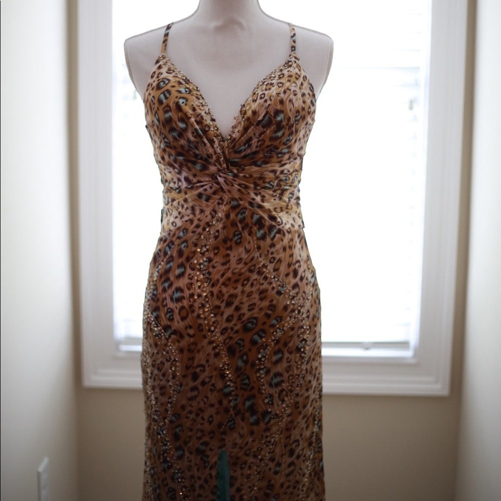 Leopard print dress